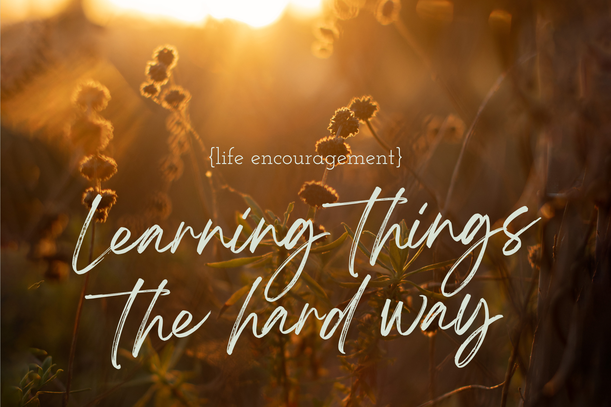 LEARNING HARD WAY QUOTES –